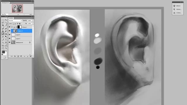 Shading with Light and Form in Your Digital Painting смотреть онлайн