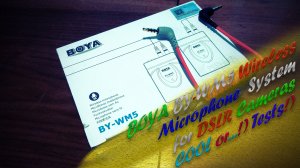 BOYA BY-WM5 беспроводная система микрофона для DSLR и кабель TRS к TRRS. Чё дружим со смартфоном!)