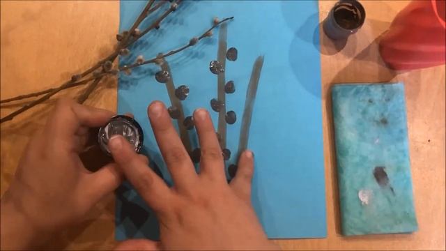 Занятие по рисованию для детей 3-4 лет "Веточка вербы" смотреть онлайн