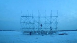 Монтаж светодиодного экрана