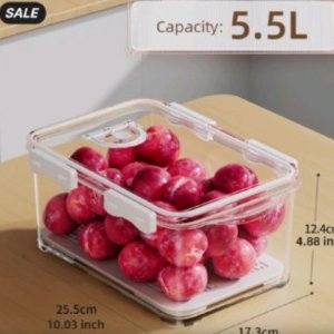 Контейнеры-органайзеры для холодильника, пищевые овощи, фрукты, герметичная коробка для хранения