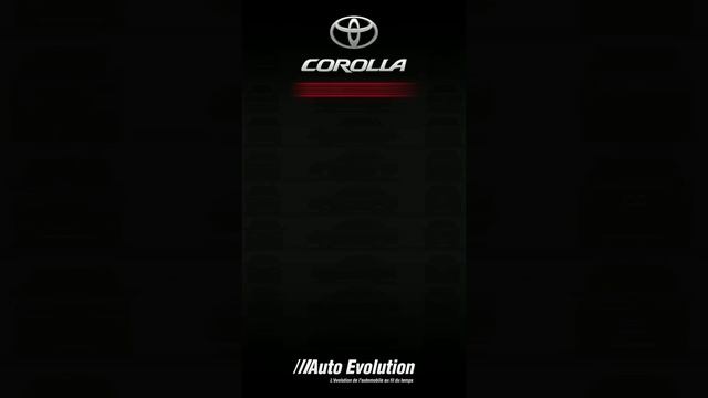 Evolution Of Toyota Corolla (1966 ~ 2018) #corolla #toyota #viral