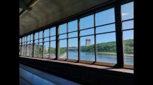 Станция метро "Воробьёвы горы". #интересно #метро #москва #московскоеметро #мосметро #воробьевыгоры