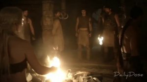 Game of Thrones Season 1 - Khal Drogo vows to Khaleesi