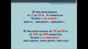 Урок русского языка в 6 классе. "Правописание простых, сложных и составных числительных".