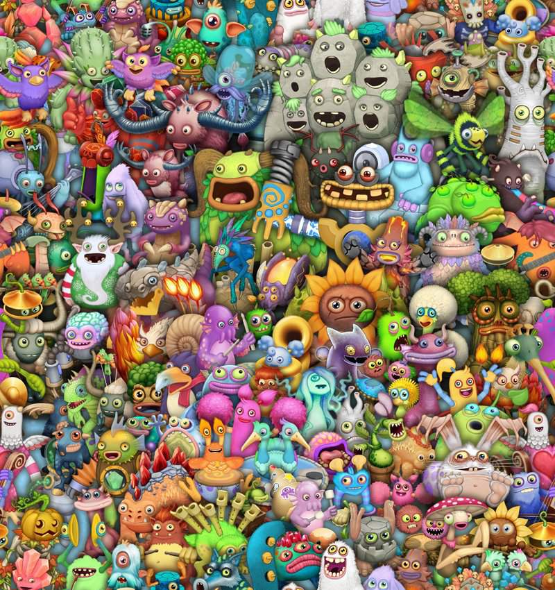 Картинки всех монстров из my singing monsters