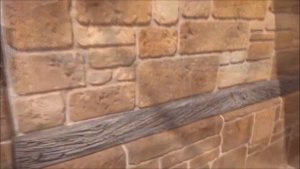 Фасад под  камень и  дерево  Часть 4  Декоративный бетон