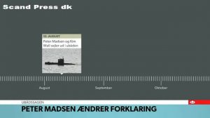 Danmark Peter Madsen ændrer forklaring