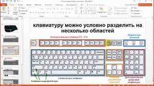 Знакомство с клавиатурой компьютера