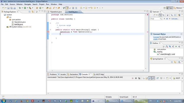 Operations JAVA Class смотреть онлайн
