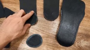 Кожаные тапки шлепки своими руками