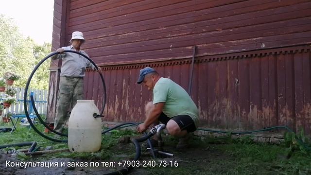 д.Свозня, второй заход. Бурение по сарафану.