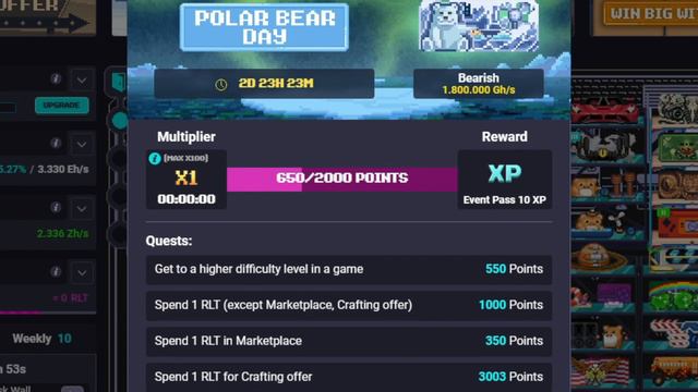 Polar Bear Day P.E. +Giveaway Form BNB 35% discount #rollercoin смотреть онлайн