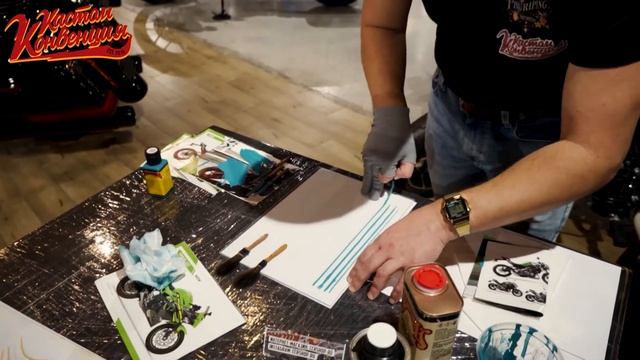 Линии и кисти/пинстрайпинг/цировки #обучение #пинстрайпинг #pinstriping