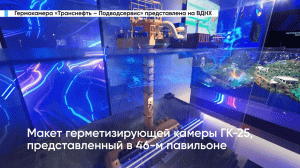 Макет герметизирующей камеры «Транснефть – Подводсервис» представлен на ВДНХ