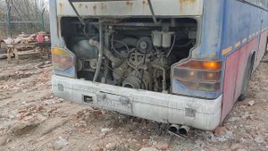 Работа двигателя Mercedes Benz om401 . Съёмка перед демонтажом, для будущего владельца.