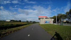 Hilversum to Amsterdam on bike - Timelapse