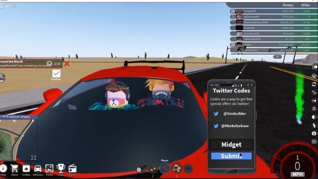 Vehicle Simulator: ALL NEW OP CODES! (JANUARY 2023) |Roblox смотреть онлайн