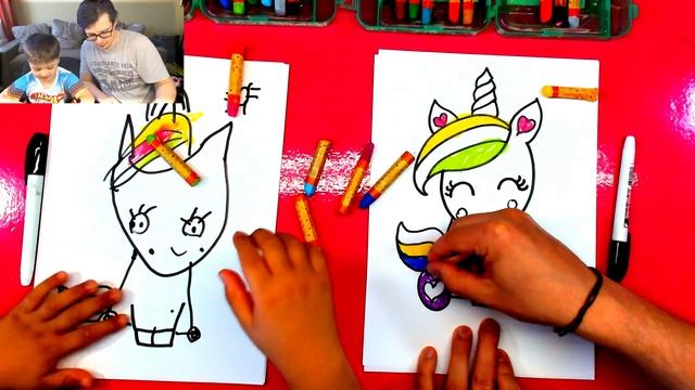 РИСОВАЛКИ - рисуем Единорога смотреть онлайн