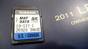 Nissan Leaf SD card - MAP DATA