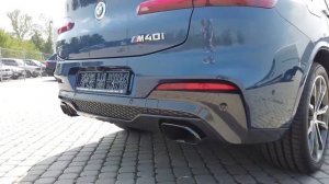 Звук выхлопа BMW X4 M40i