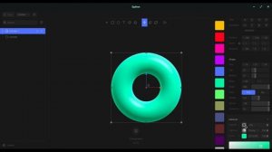 Designing a 3D Icon with SPLINE in just 5 minutes | Easy and Simple Chrome Icon