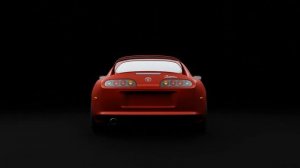 Toyota Supra mk IV 3d model 360 view