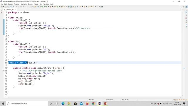Java Multithreading Tutorial Practical  | Java Tutorial |  Eclipse
