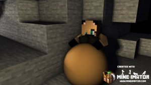 Vore [Zombie in the cave] | +Sound (Minecraft animation)