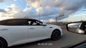 ШОК Drag ДРЭГ заезд Шкода Рапид 1,4 TSI против КИА ОПТИМА 2.4 GDI 0-100 3 попытки OPTIMA RAPID