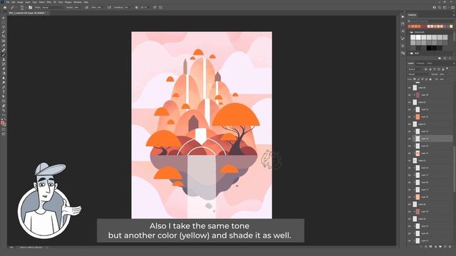 I use subscriber's sketch to draw an illustration! (DYS #1) смотреть онлайн