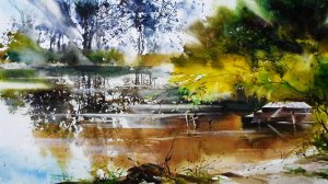 Акварельные пейзажи. Художник Илья Ибряев.