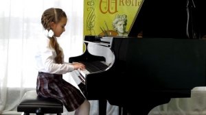 Аня Афанасьева К.Черни Этюд, Д.Львов-Компанеец "Раздумье", В.Крутицкий "Зима"