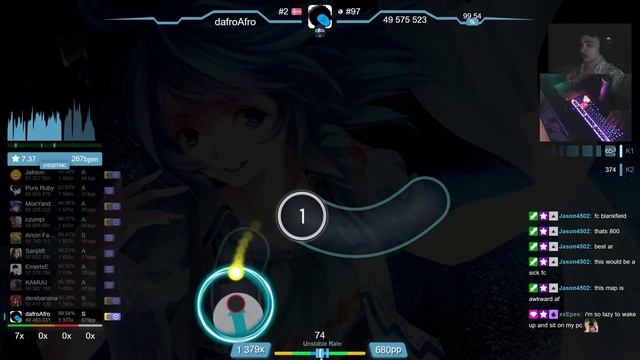 ? dafroAfro  Demetori - Desire Drive  Desire Dream Extra Stage HDDT 99.41 1 868pp FC - osu