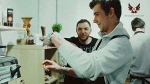 Как готовить кофе в кофемашине?! Команда Лиги бариста!