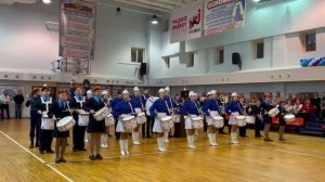 Сводный ансамбль барабанщиков и барабанщиц Училище искусств и  6 и 8 кадетских классов МЧС Школы №1