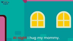 What Do You Do At Night? | Evening And Night  | Wormhole English - Songs For Kids