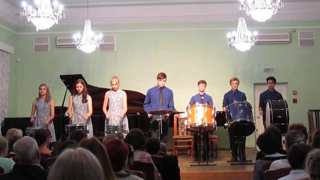 выступление коллектива ударных инструментов "обойма". смотреть онлайн