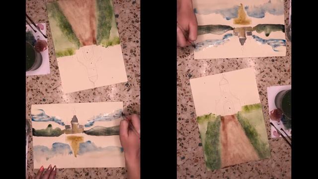 Drawing Temple/ Готовимся к Пасхе. ч.2 смотреть онлайн
