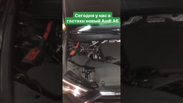 Audi A6 защита передней части автомобиля пленкой #PlenkiSpb