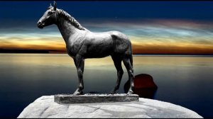 жеребец АНИЛИН - скульптура / 2018