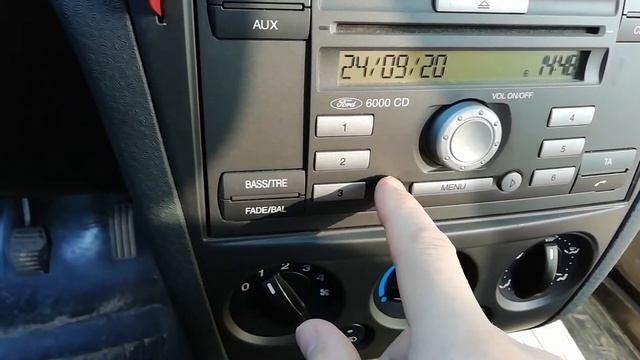 Как настроить время и дату на магнитоле Ford fusion смотреть онлайн