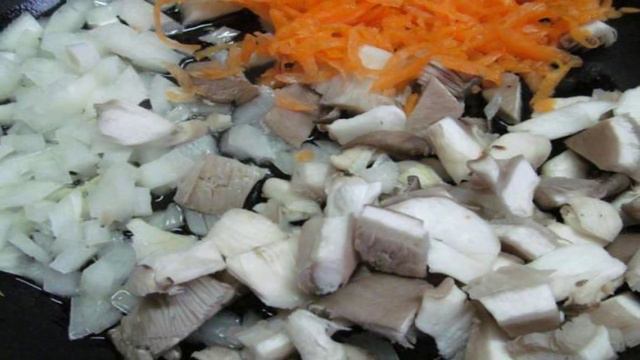 Цветная капуста с грибами и тыквой
