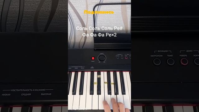 5 симфония Бетховена туториал на пианино по нотам смотреть онлайн