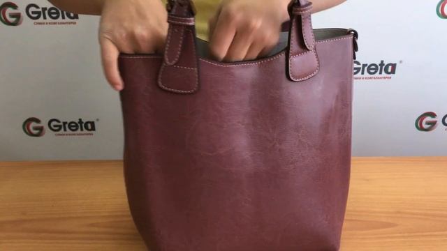 Купить женскую сумку - Сумка тоут из натуральной кожи 8065KNJ5 смотреть онлайн