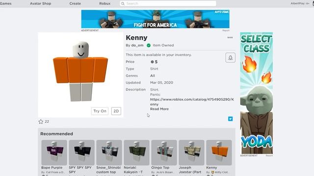 КАК СТАТЬ КЕННИ В РОБЛОКС ??? | Roblox | Роблоксер Альберт смотреть онлайн