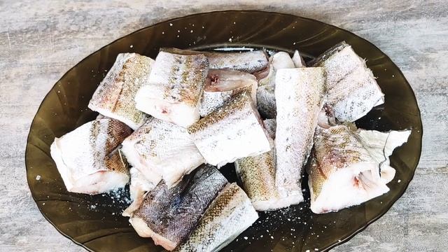 РЫБА В ДУХОВКЕ МИНТАЙ в фольге  самый простой рецепт сама готовлю