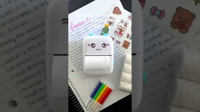 Time saver for students life hack mini printer thermal printer link in comments to buy