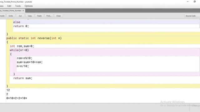 Emirp number program in Java || Twisted Prime Number In Java (Hindi) смотреть онлайн