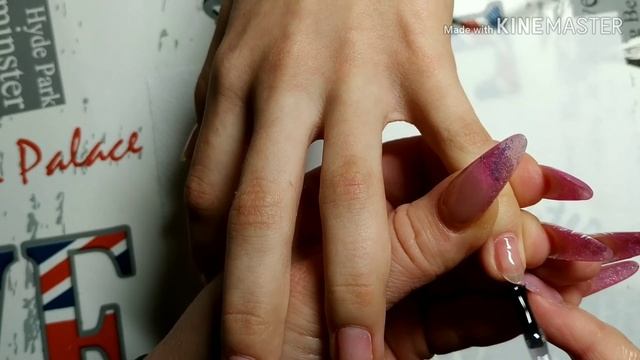Пошаговое покрытие гель-лаком. Nail Gel Polish. Step By Step. Termo Gel Polish.